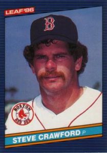 Steve Crawford 1986 baseball card