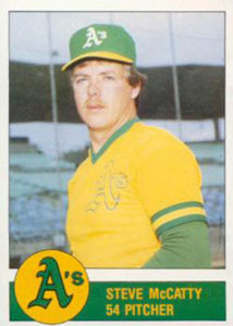 Steve McCatty baseball card