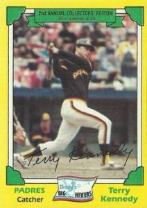 Terry Kennedy 1982 baseball card