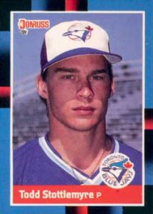 Todd Stottlemyre 1988 Donruss baseball card