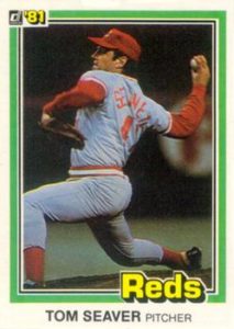 Tom Seaver 1981 baseball card