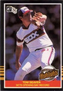 Tom Seaver 1985 baseball card