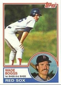 Wade Boggs baseball card