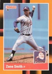 Zane Smith 1988 baseball card