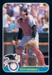 1987 Rich Gedman baseball card