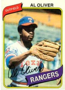 Al Oliver 1980 baseball card