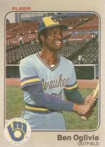 Ben Oglivie 1983 baseball card