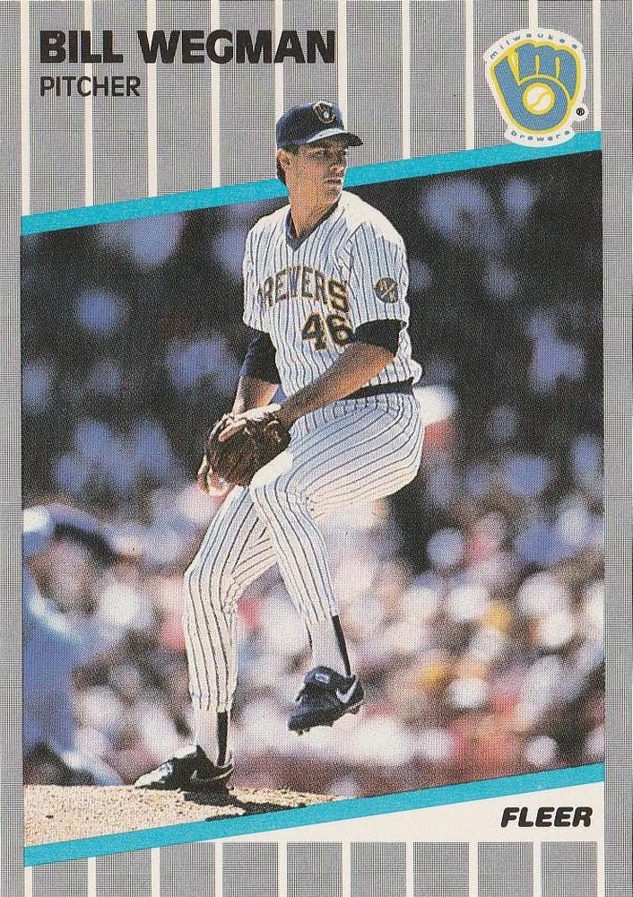 Bill Wegman 1989 baseball card
