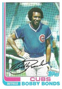 Bobby Bonds 1982 baseball card
