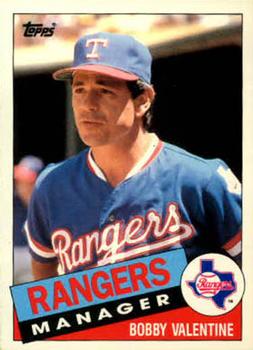 Bobby Valentine 1985 baseball card