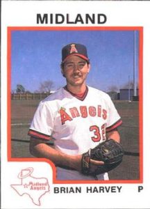 Bryan Harvey 1987 baseball card
