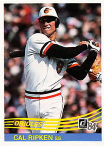 Cal Ripken 1984 baseball card