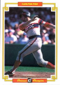 Carlton Fisk 1984 baseball card