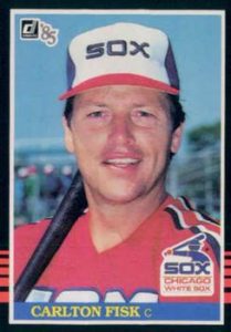 Carlton Fisk 1985 baseball card