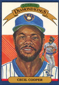 Cecil Cooper 1986 baseball card