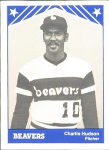 Charles Hudson 1983 baseball card