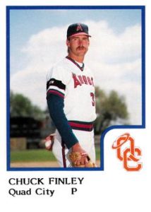 Chuck Finley 1986 baseball card - 1980s Baseball