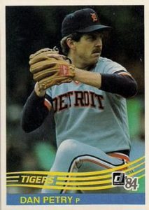 Dan Petry 1984 baseball card