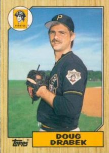 Doug Drabek 1987 baseball card