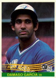 Damaso Garcia 1984 baseball card