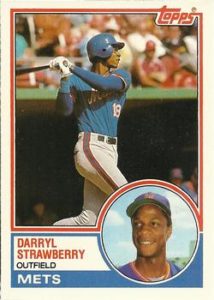 Darryl Strawberry 1983 baseball card