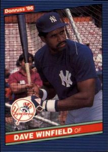 Dave Winfield 1986 baseball card