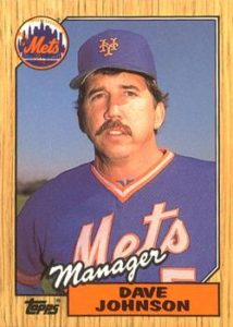 Davey Johnson 1987 baseball card