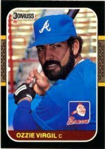 Ozzie Virgil 1987 baseball card