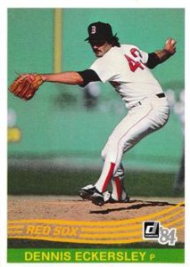 Dennis Eckersley 1984 baseball card