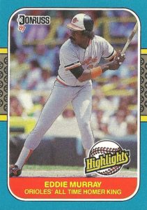 Eddie Murray 1987 baseball card
