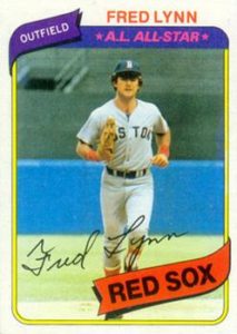 Fred Lynn 1980 baseball card
