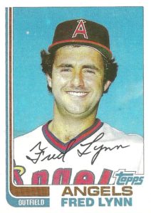 Fred Lynn 1982 baseball card