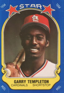 Garry Templeton 1981 baseball card