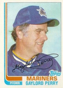 Gaylord Perry 1982 baseball card