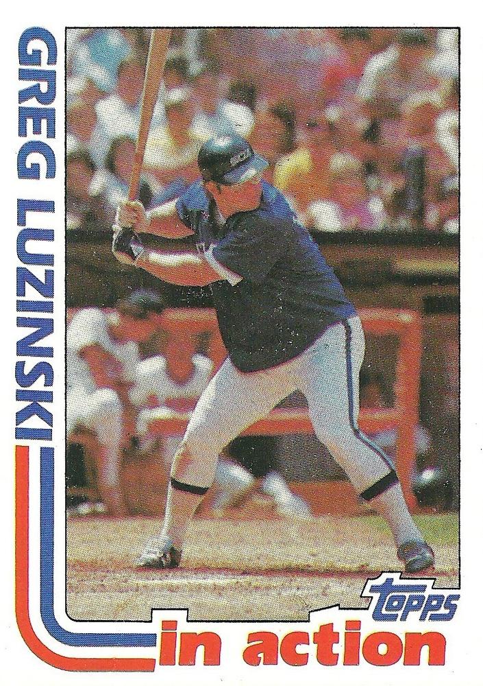 Greg Luzinski 1982 baseball card