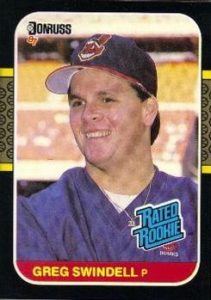 Greg Swindell 1987 baseball card
