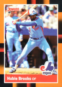 Hubie Brooks 1988 baseball card
