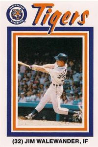 Jim Walewander 1988 baseball card