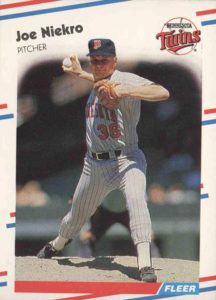 Joe Niekro 1988 baseball card
