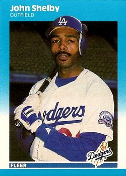 John Shelby 1987 baseball card