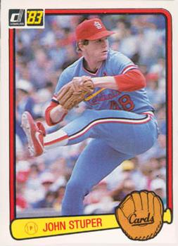 John Stuper 1983 baseball card