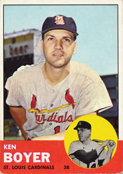 Ken Boyer baseball card