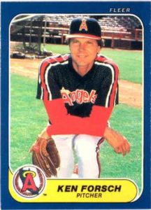 Ken Forsch 1986 baseball card