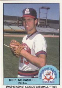 Kirk McCaskill 1985 baseball card