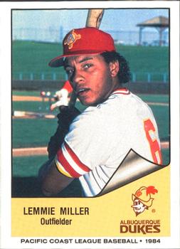 Lemmie Miller baseball card