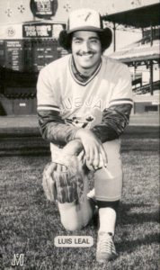 Luis Leal 1980 baseball card