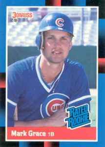 Mark Grace 1988 baseball card