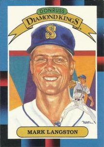 Mark Langston1988 baseball card