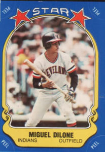 Miguel Dilone 1981 baseball card