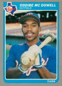 Oddibe McDowell 1985 baseball card